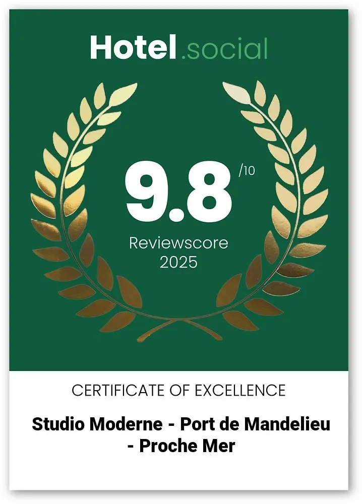 Studio moderne - Port de Mandelieu - Proche Mer France